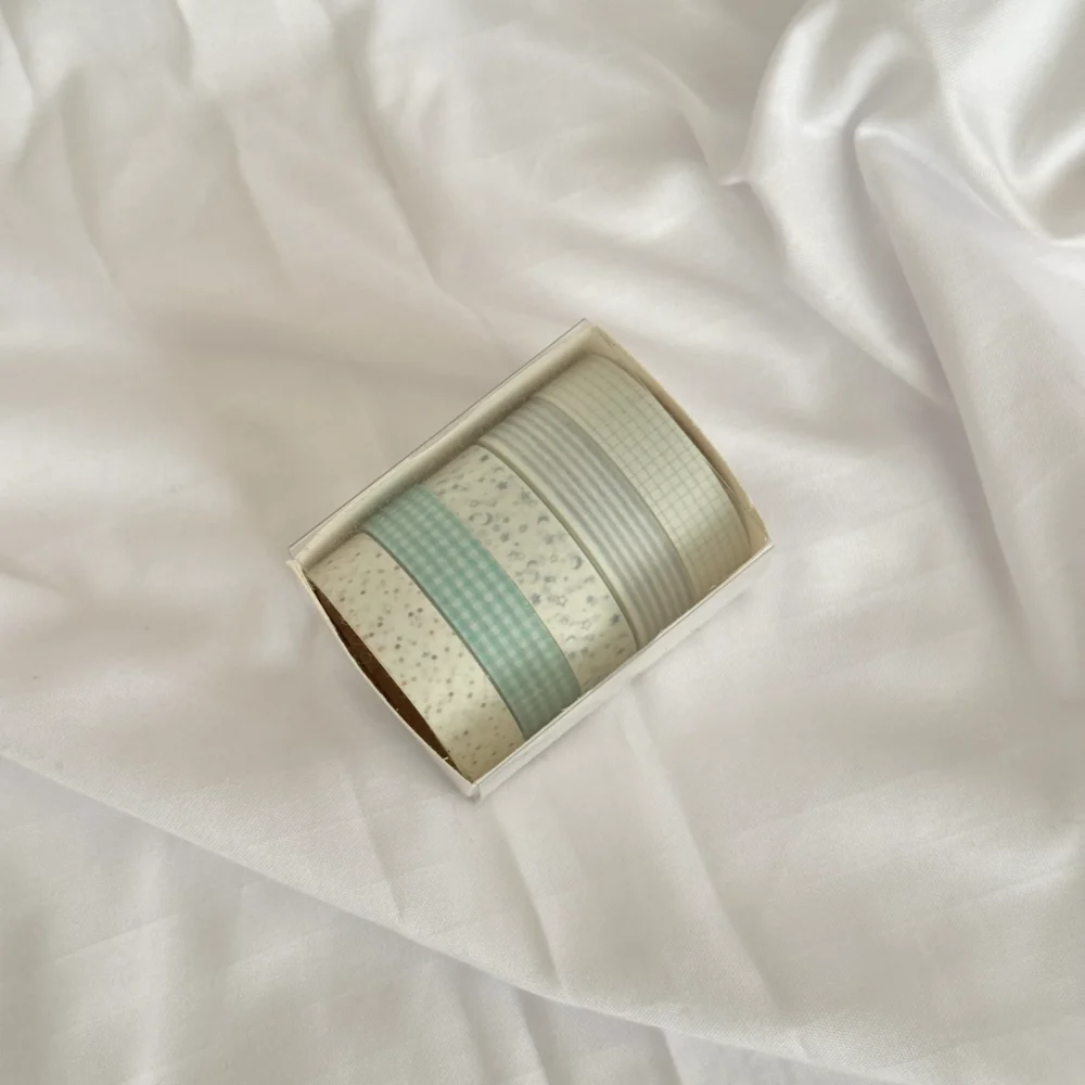 Light blue washi tapes